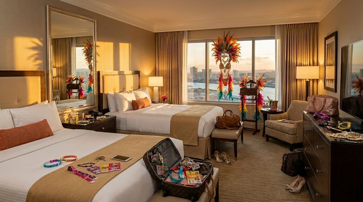 Hotel suite Trinidad Carnival