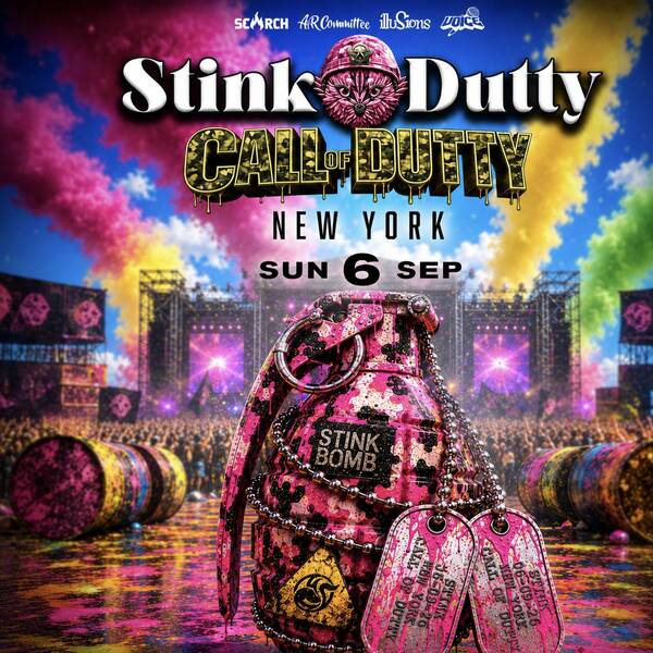 Stink + Dutty NYC 2026 flyer
