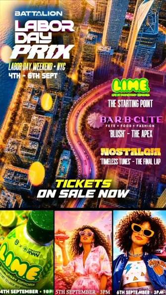Full Throttle Weekend Pass Labor Day Prix flyer